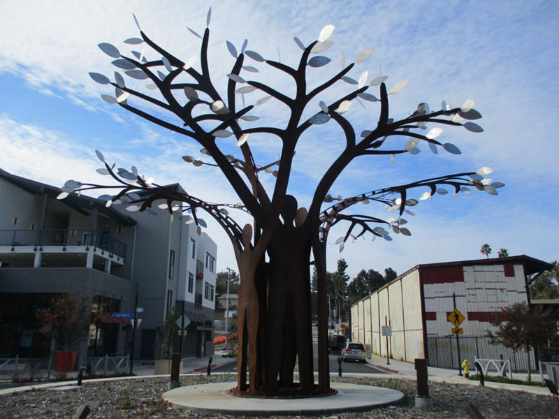 stainless steel tree sculpture-Trevi Sculpture-01