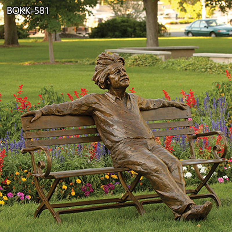 Custom Bronze Albert Einstein Statue Memorial Souvenir BOKK-581