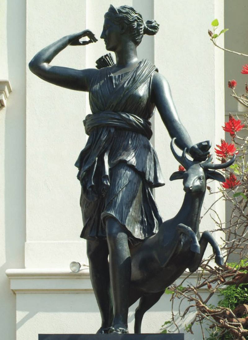 artemis garden statue-02-Trevi Statue