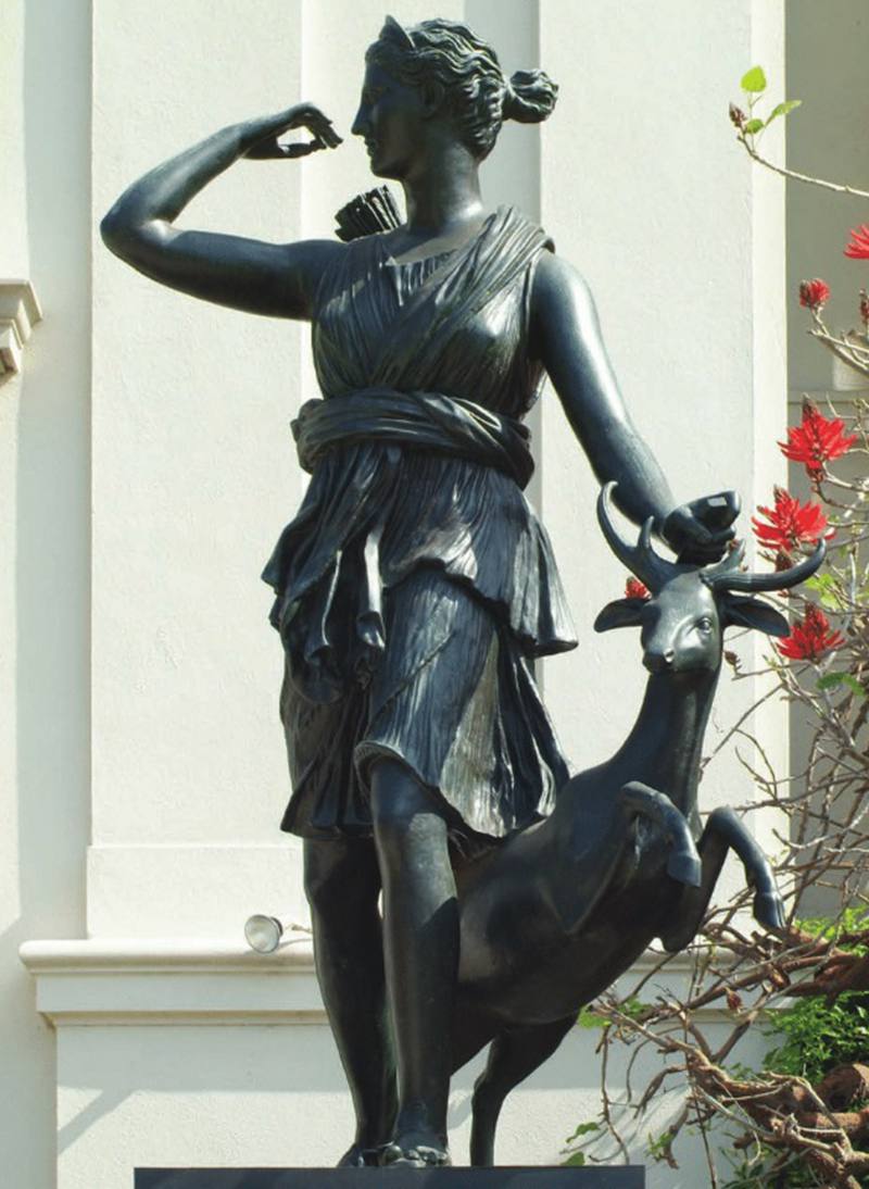artemis garden statue-02-Trevi Statue