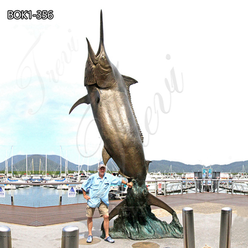 bronze Marlin statue -Trevi Statue