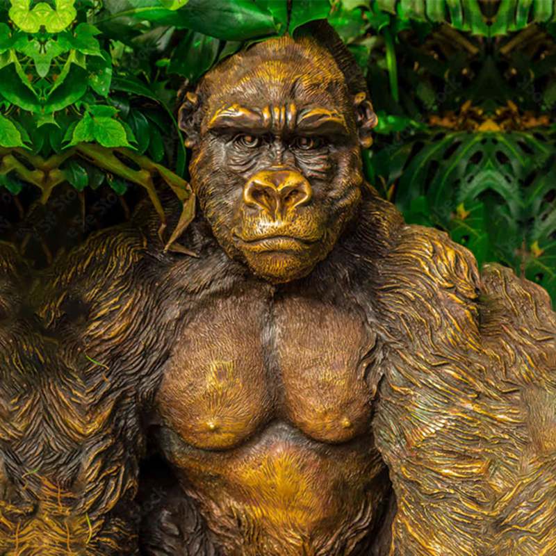 bronze gorilla