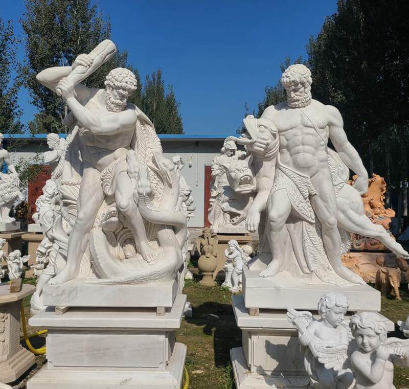 hercules and the hydra sculpture-Trevi Statue