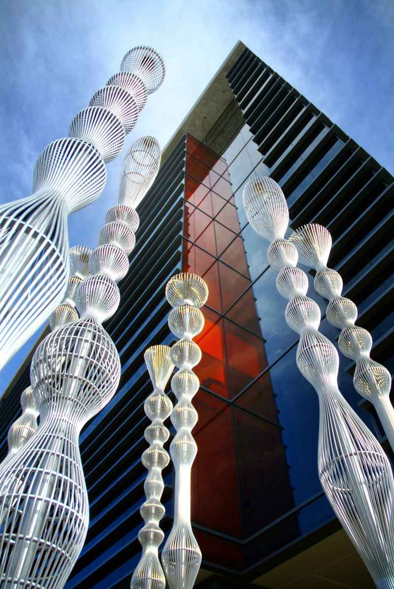 large stainless steel garden sculptures-Trevi Sculpture-01