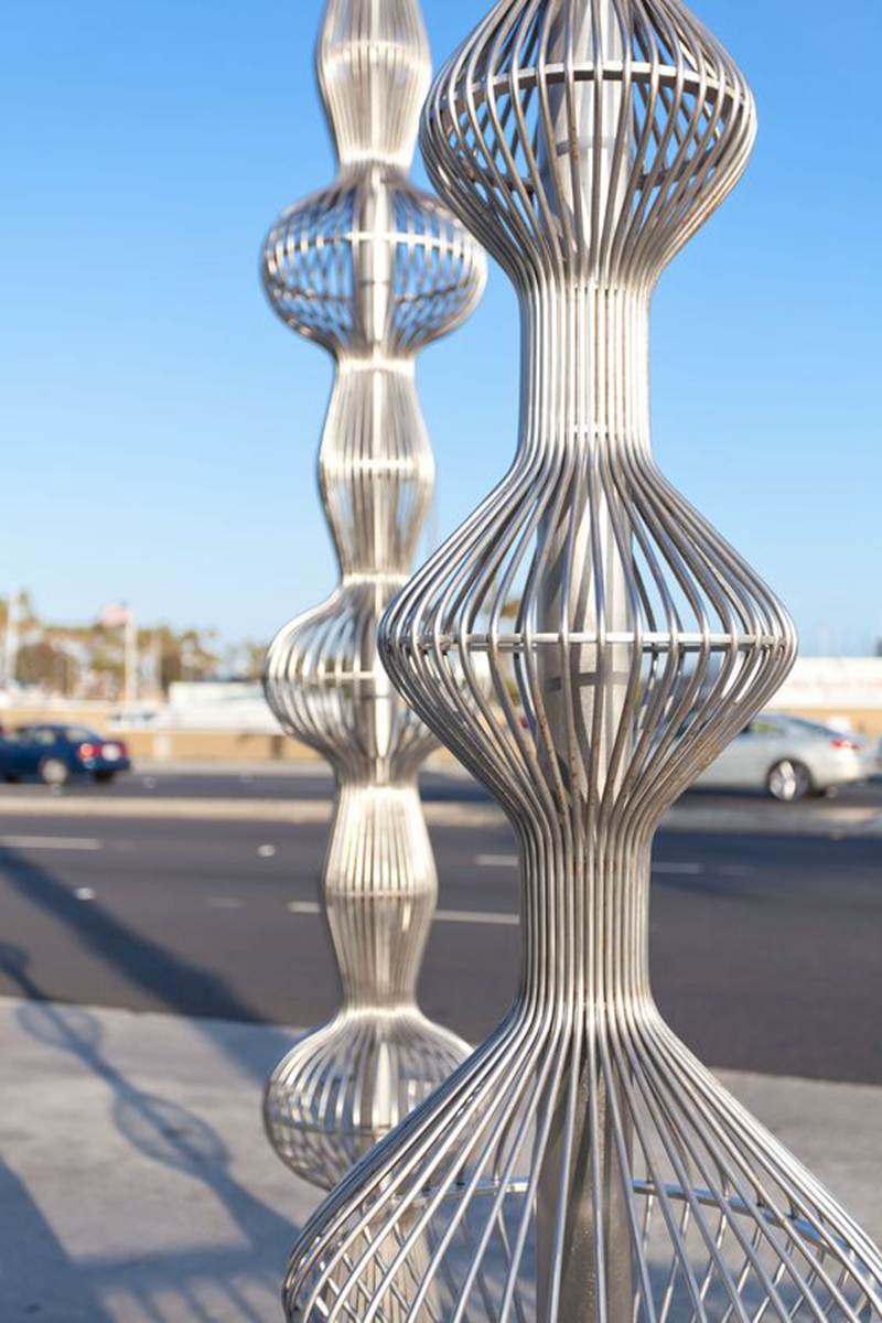 large stainless steel garden sculptures-Trevi Sculpture-02