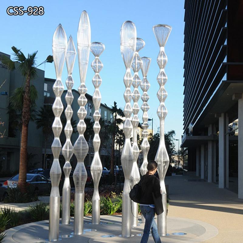 large stainless steel garden sculptures-Trevi Sculpture