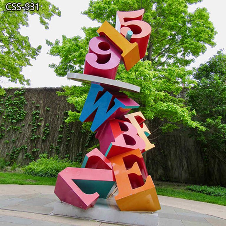 letter sculpture art-Trevi Sculpture