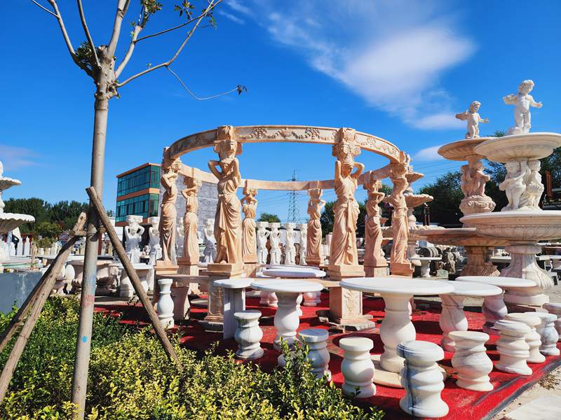 marble gazebo-Trevi Sculpture