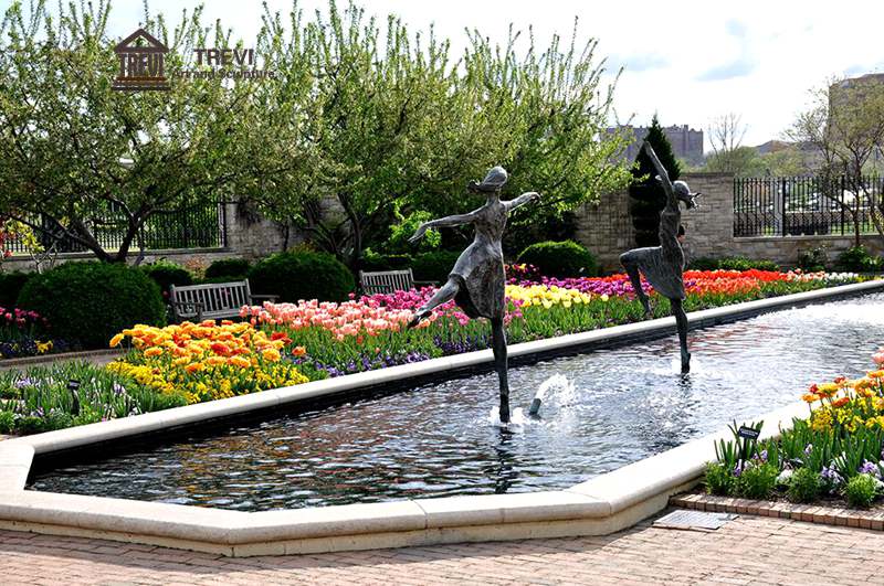 bronze garden water features-01-Trevi Sculpture