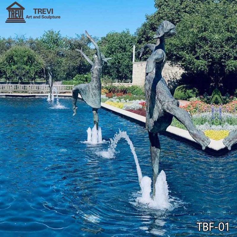bronze garden water features-Trevi Sculpture
