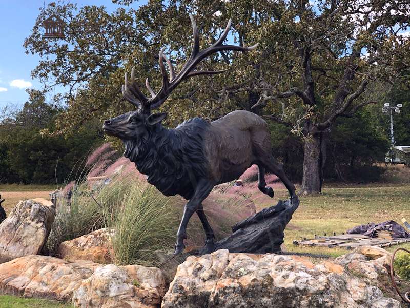 bronze stag sculpture-01