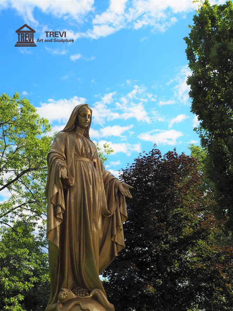 bronze virgin mary sculpture-Trevi Sculpture