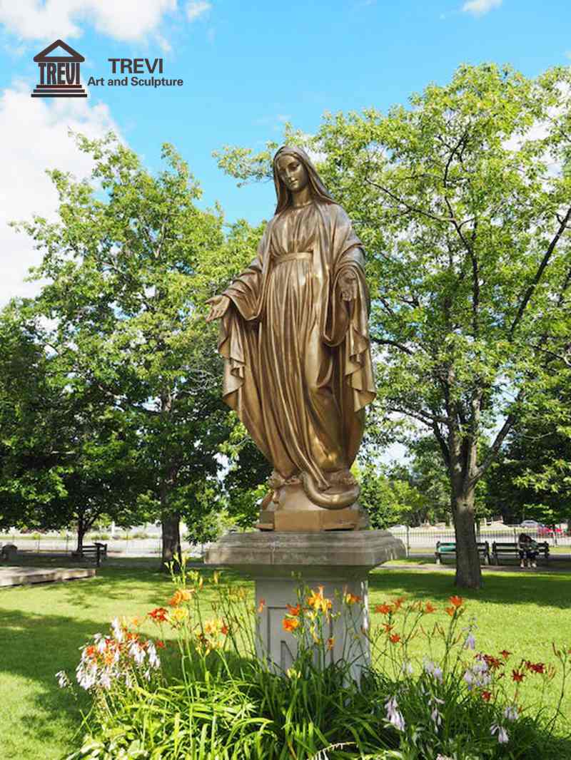 bronze virgin mary statue-Trevi Sculpture