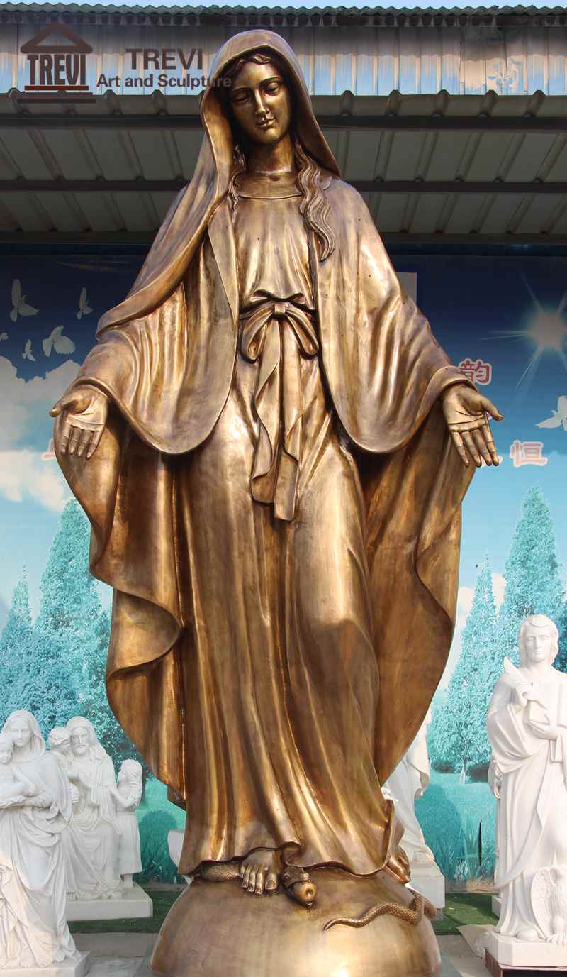 bronze virgin mary statue-Trevi Statue