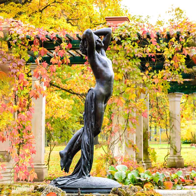 bronze woman statue