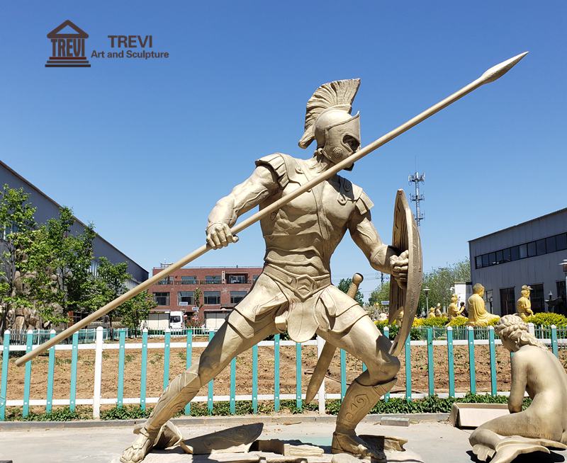greek warrior statue-01-Trevi Statue