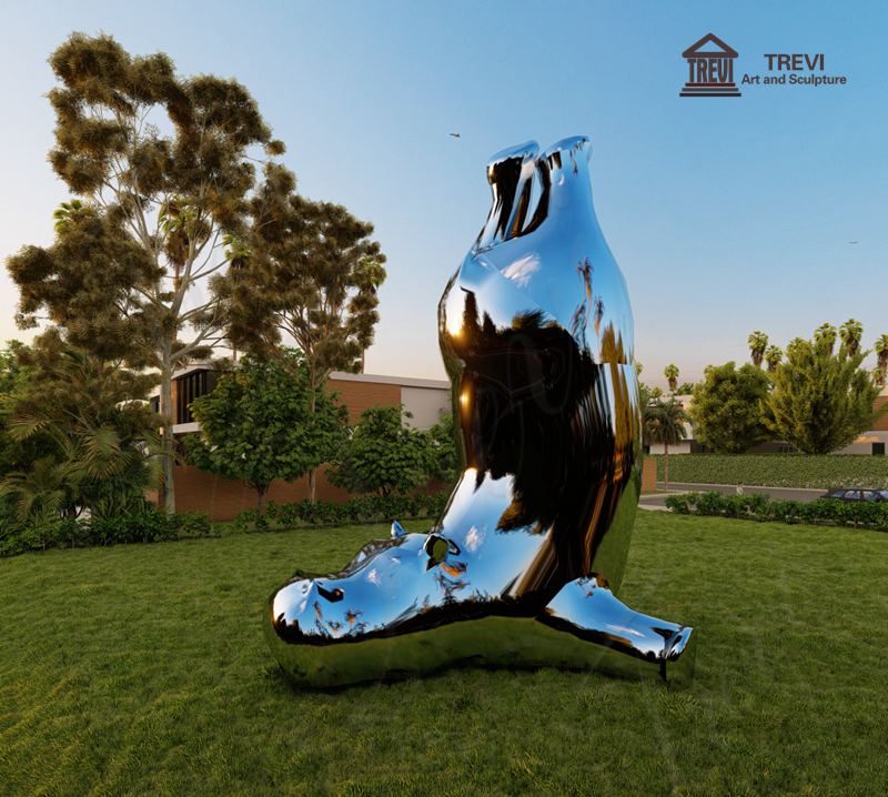 large hippo garden statue-02-Trevi Sculpture