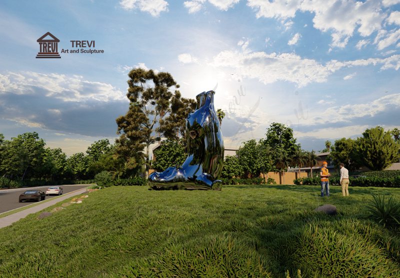 large hippo statue-Trevi Sculpture