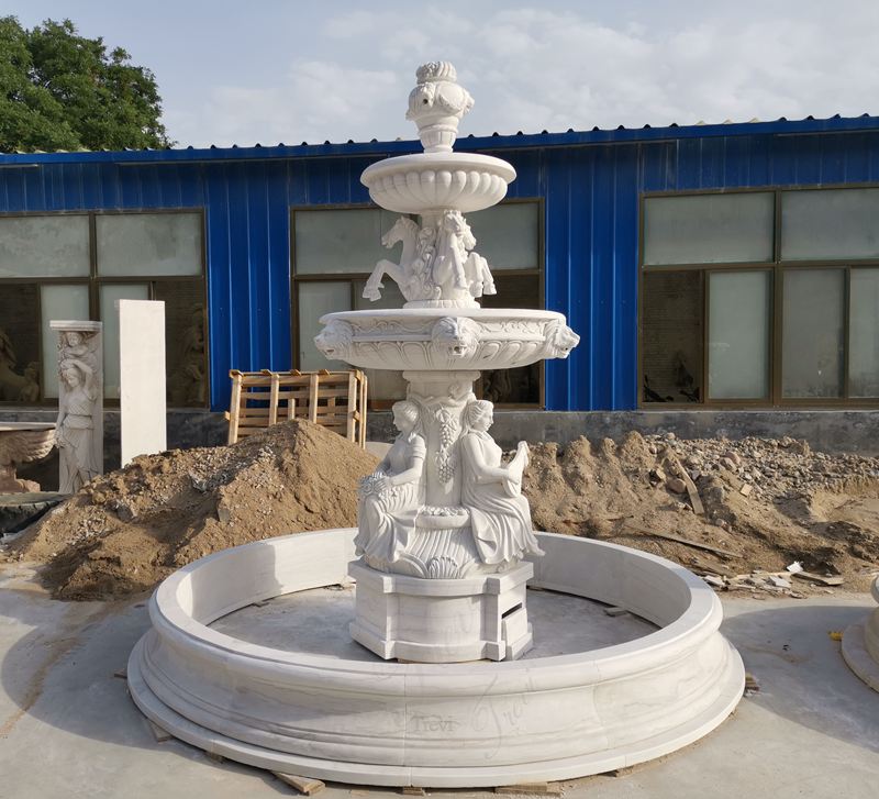 large marble fountain-02-YouFine Sculpture