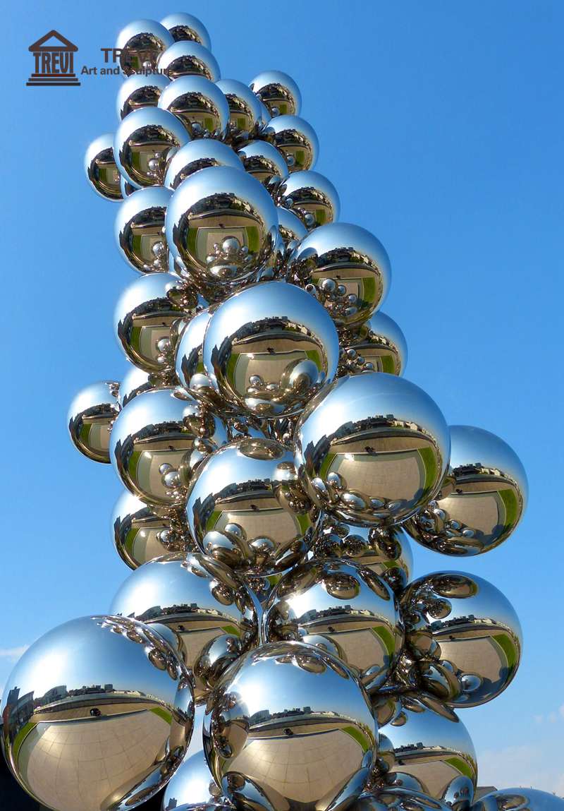 large stainless steel ball sculptures-01-Trevi Sculpture
