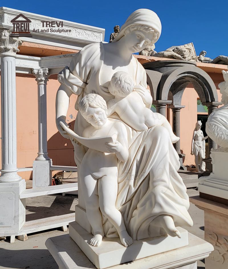 marble garden statues-02-Trevi Statue