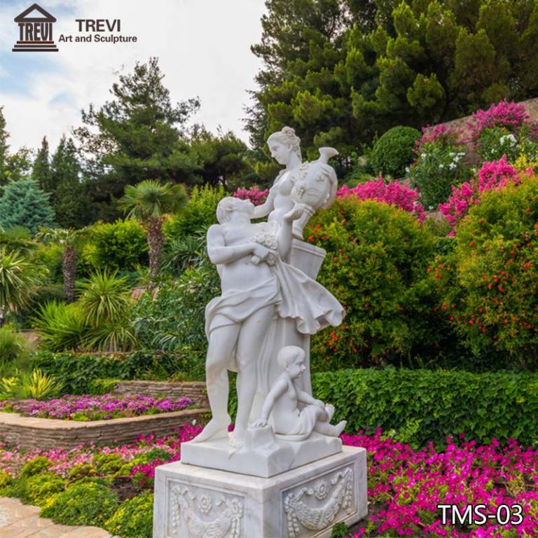 marble garden statues-Trevi Statue