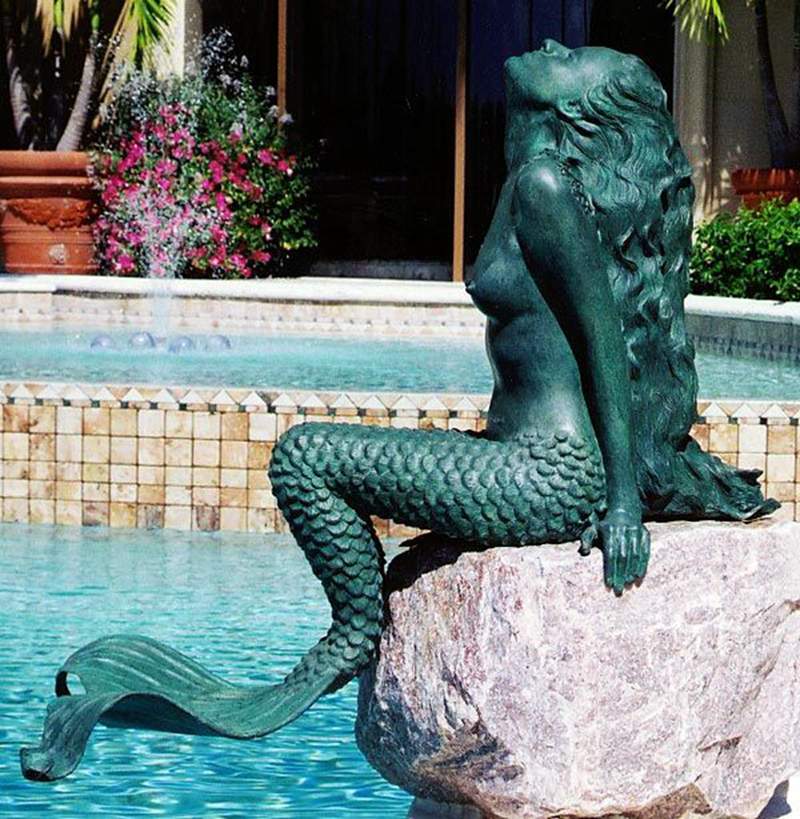 mermaid statues for outside-01-Trevi Statue