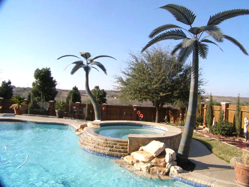 metal palm tree sculpture-01-Trevi Statue