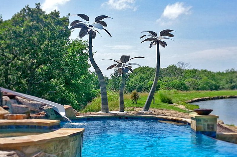 metal palm trees for pool area-01