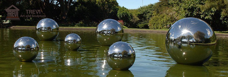 mirror stainless steel sculpture-Trevi Sculpture