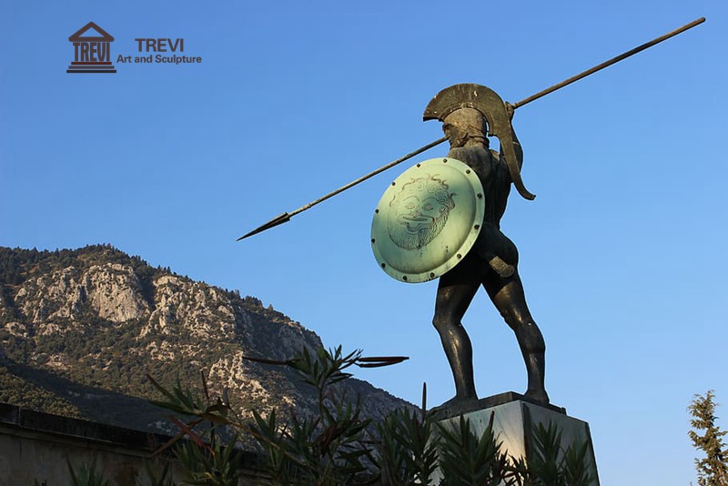 roman warrior statue-02-Trevi Statue