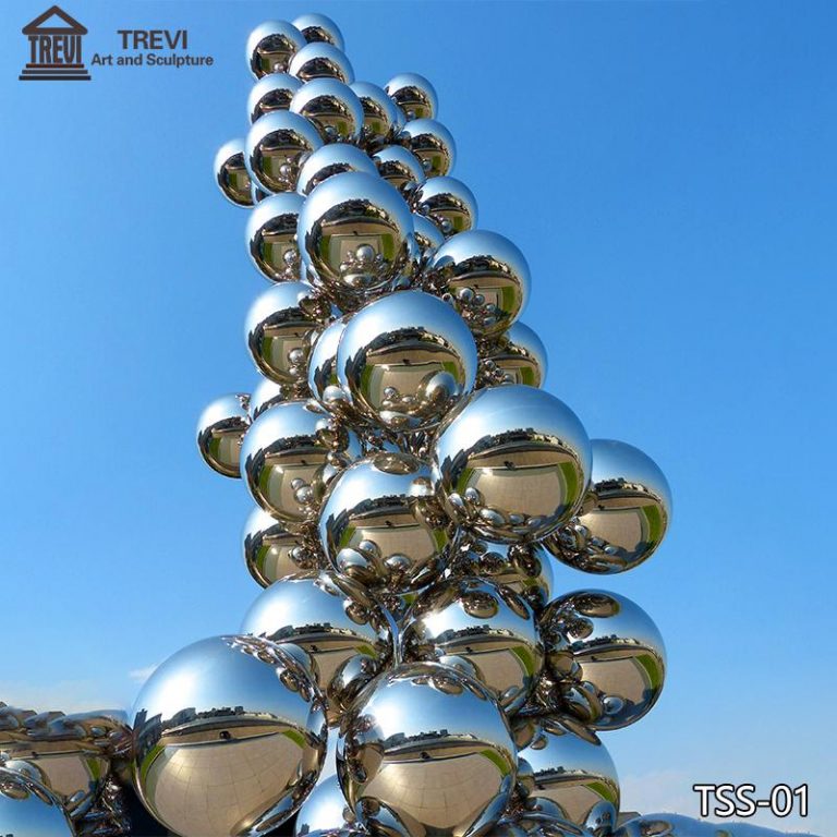 stainless steel ball sculpture-02-Trevi Sculpture