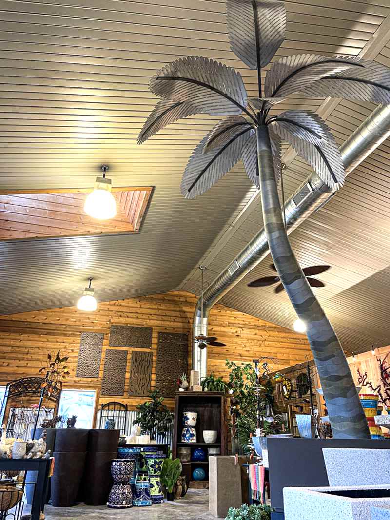 stainless steel palm trees-02-Trevi Statue