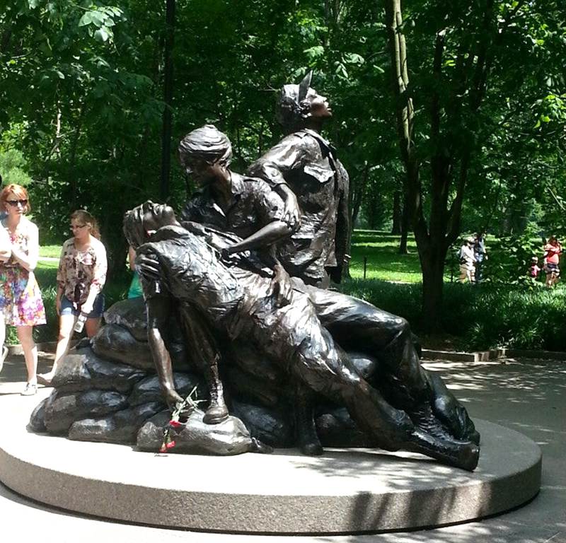 vietnam memorial bronze statue-01-Trevi Statue