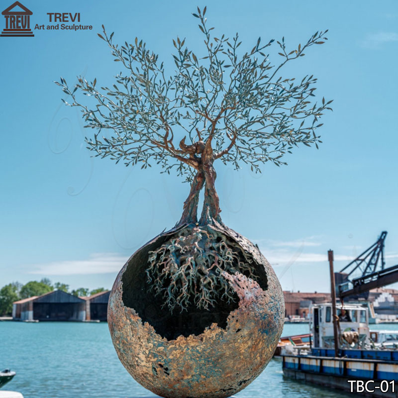 Andrea Roggi Bronze Tree of Life Sculpture