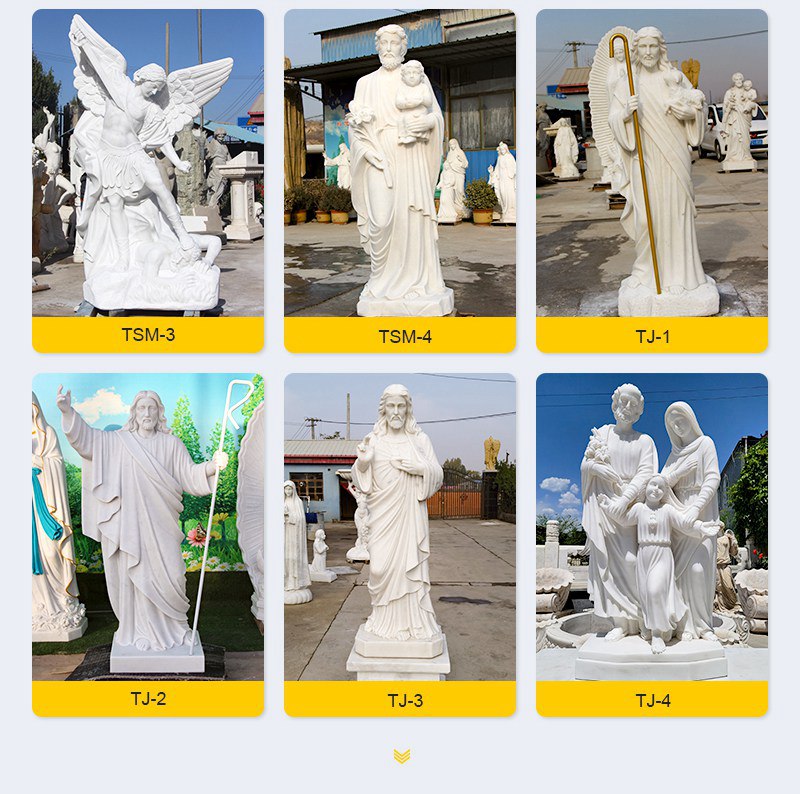 More Catholic Marble Sculptures