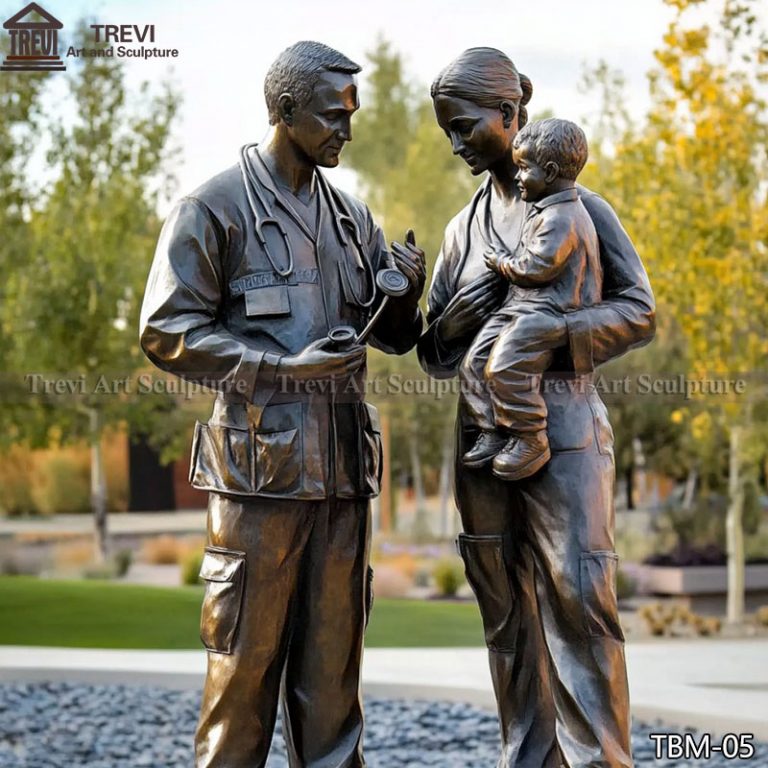 High Quality Bronze First Responders Sculpture