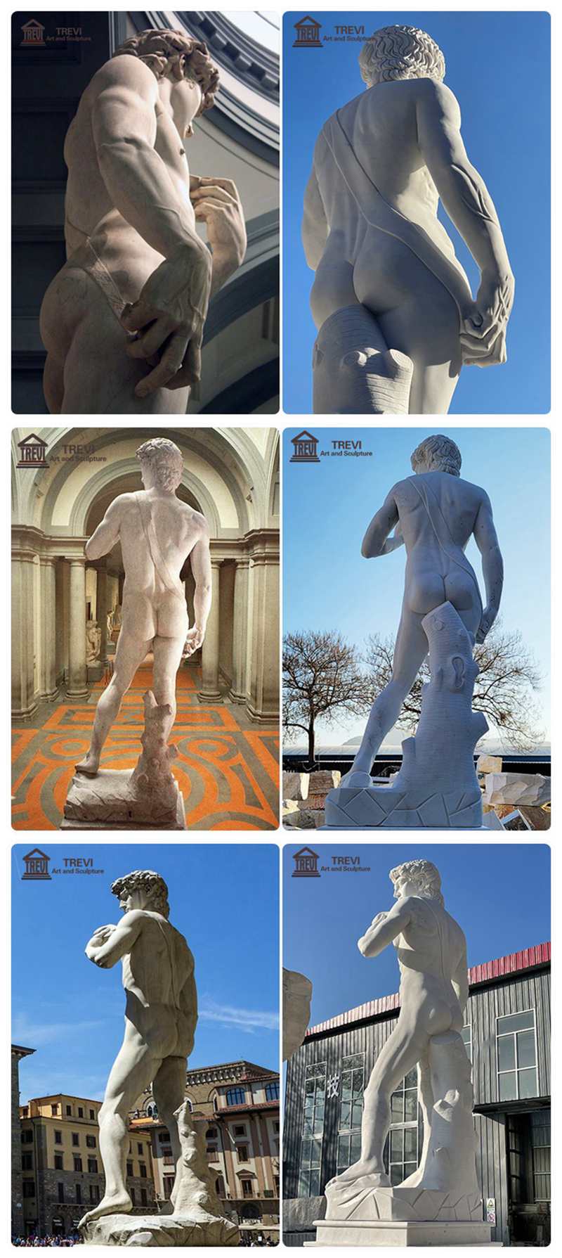 Michelangelo's David sculpture