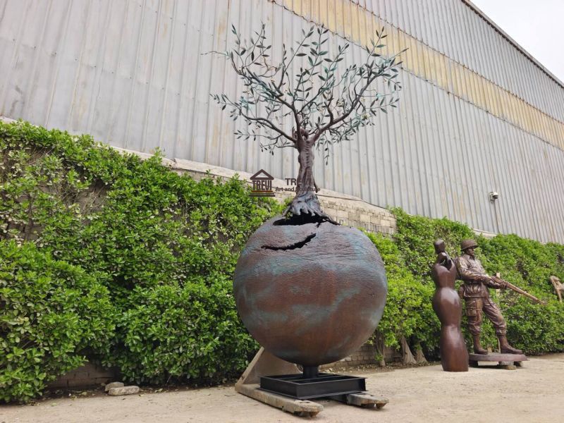 bronze tree of life sculpture