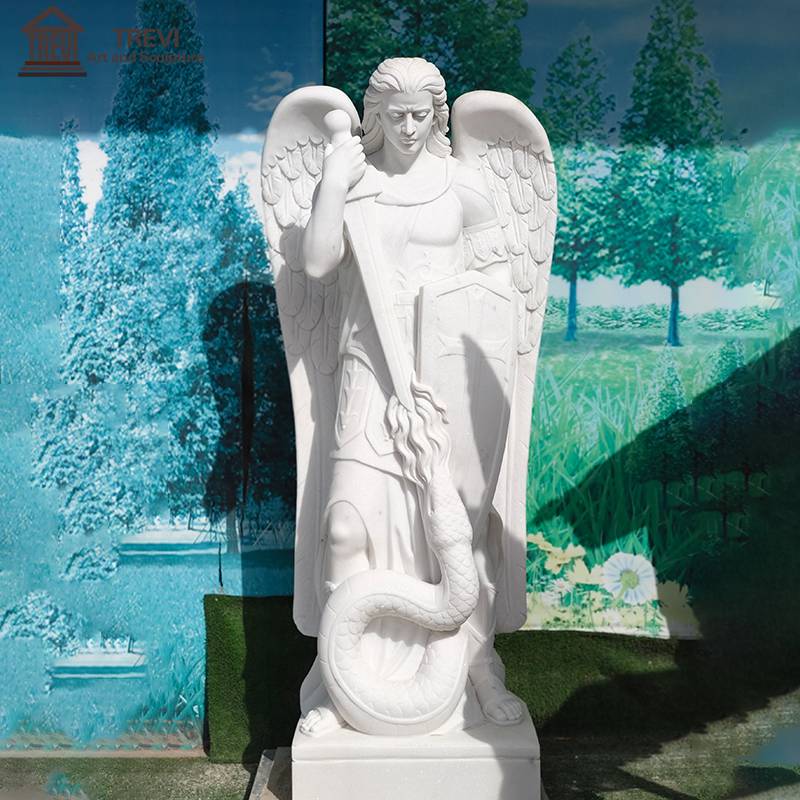 large archangel Michael statue