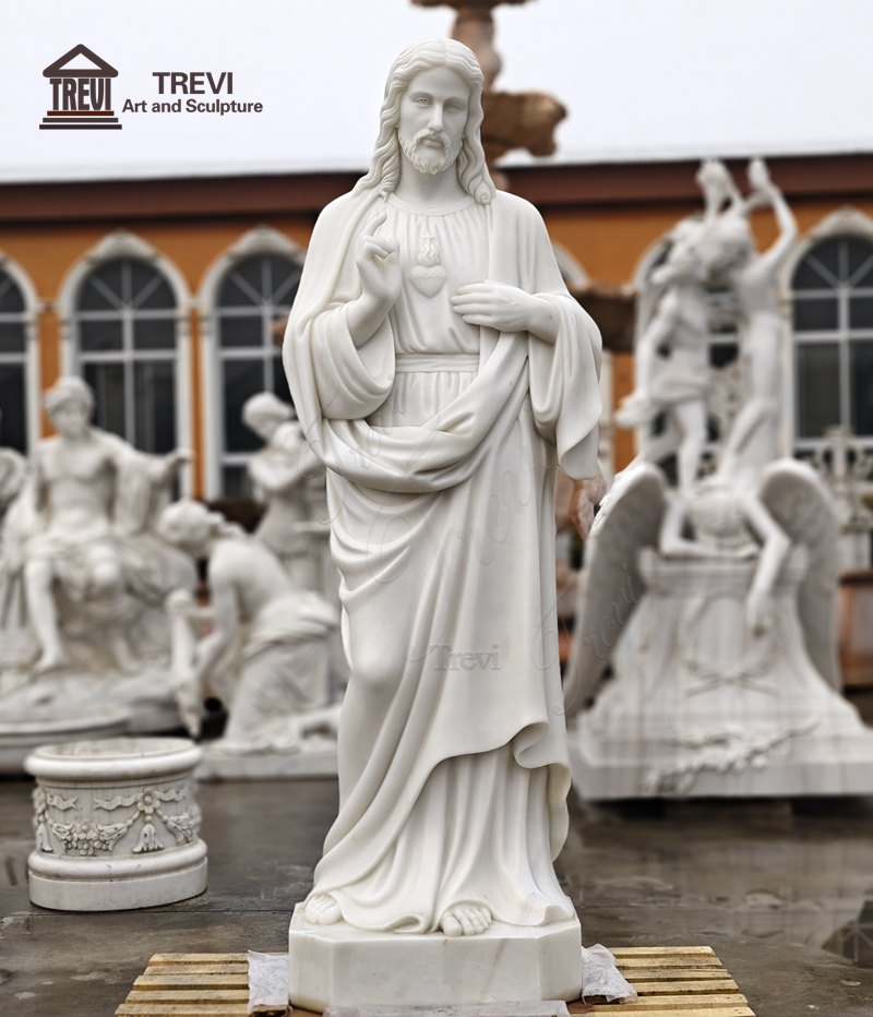 large outdoor religious statues