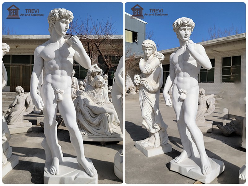 marble david statue