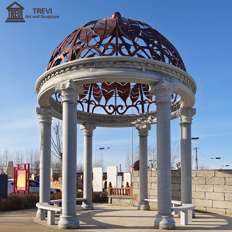 marble gazebo statue