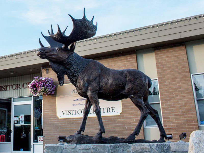 moose statue life size
