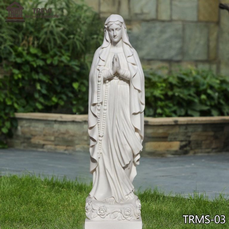 our lady of lourdes garden statue
