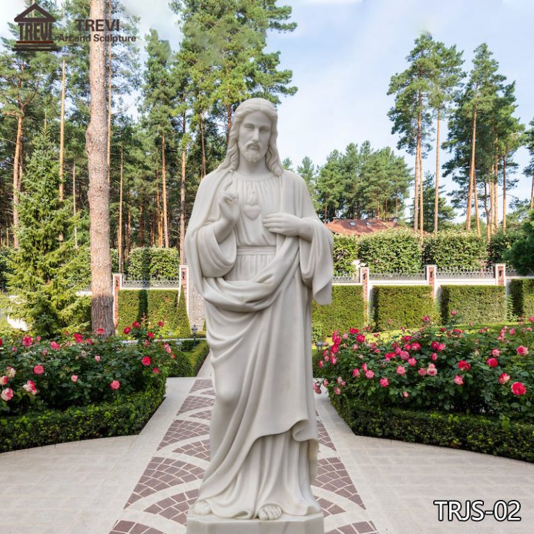 sacred heart of jesus statue outdoor