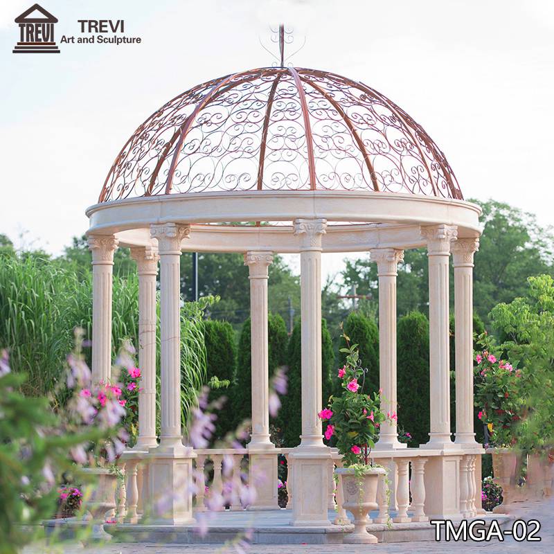 white wedding gazebo