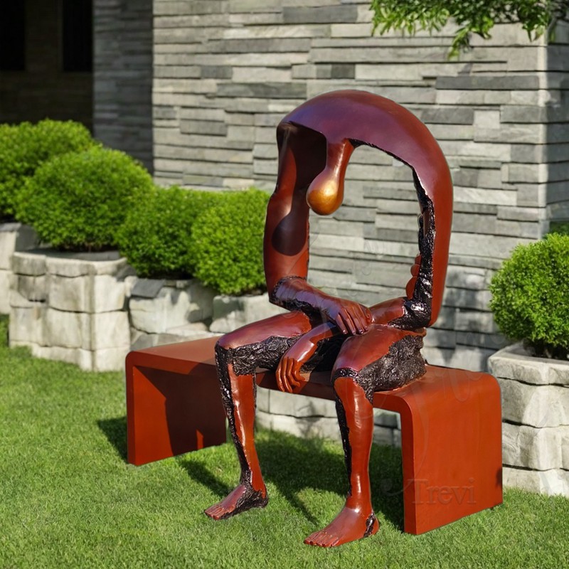 Melancholy statue