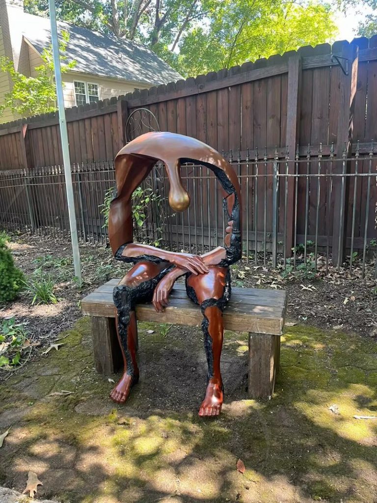 Modern Bronze Melancholy Statue feedback