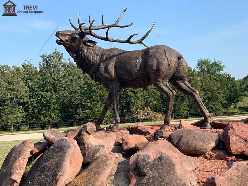 bronze deer